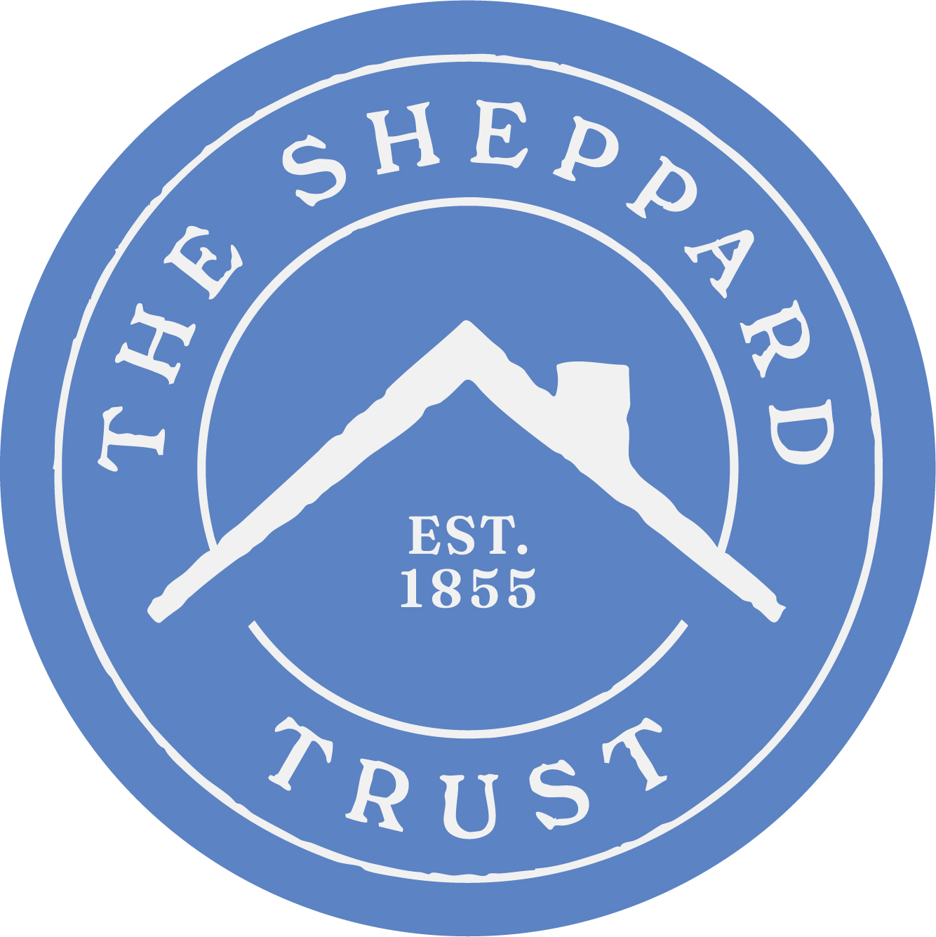 The sheppard trust cornflower badge logo full colour rgb